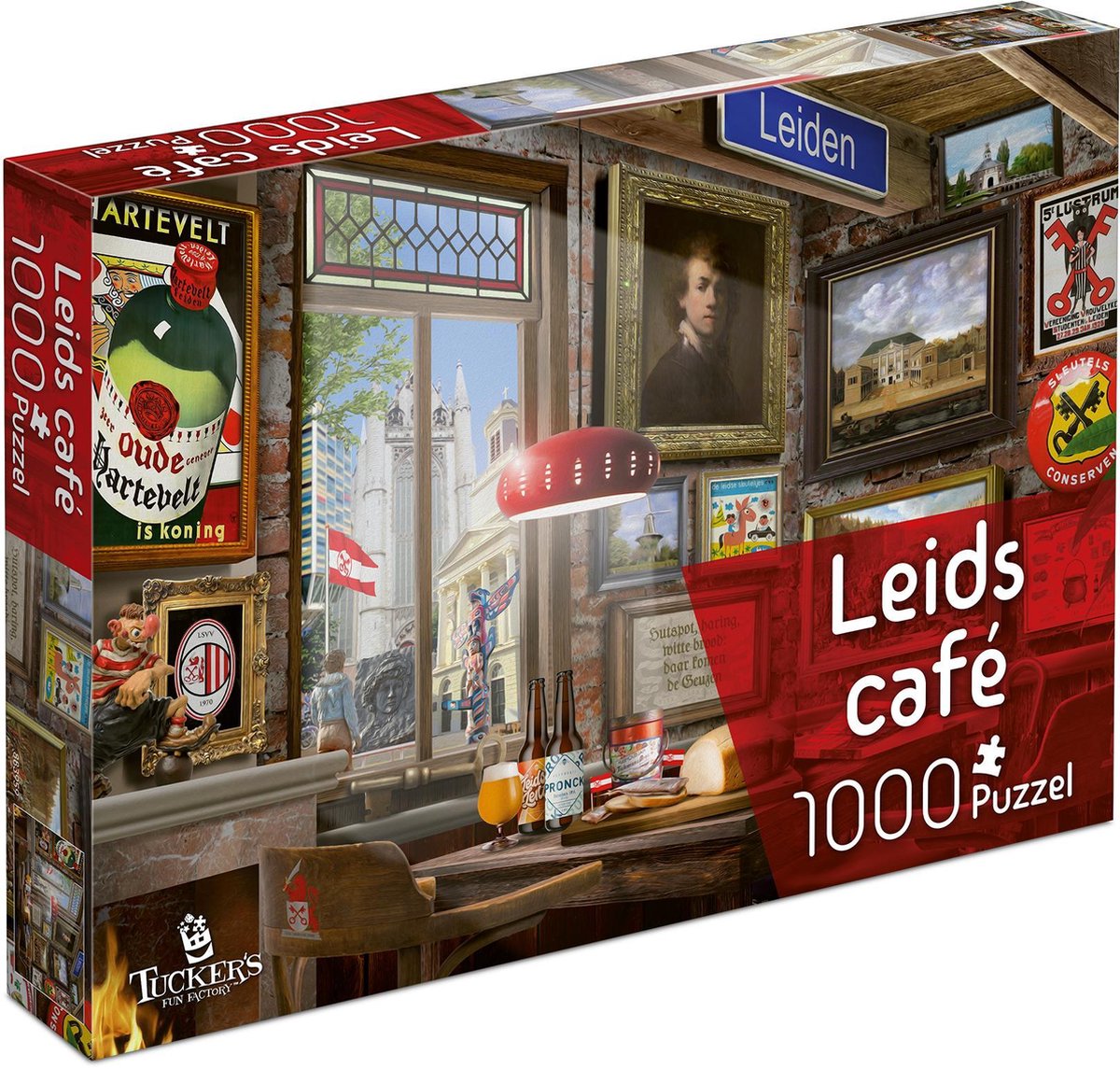 Leids café puzzel 1000 stukjes